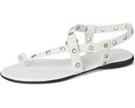 Сандалии Tory Burch Eyelet Toe Ring Sandals, цвет Cloud/Silver - фото 7