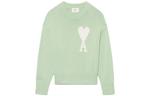 Ami Crewneck Sweater AMIPARIS, зеленый - фото