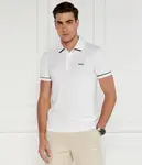 Футболка поло Slim fit Boss Green, белый - фото 3