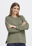 Толстовка Fransa Sweatshirt, Dusty Olive/Olive - фото