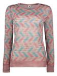 Джемпер с узором «зигзаг» Missoni, розовый - фото