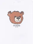 Лонгслив с принтом медведя Guess Kids, белый - фото 3