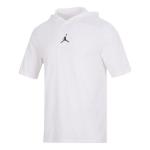 Футболка Air Jordan Solid Color Hooded Pullover Short Sleeve T-Shirt Men's 'White', белый - фото