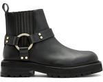 Ботинки AllSaints Maddie Biker Boots, цвет Black/Warm Brass - фото 4