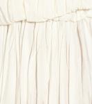 Двухцветное платье макси Jil Sander, Natual - фото 4