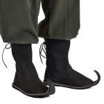 Средневековые сапоги с клювом черные - фото 3