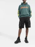 Худи с надписью DSQUARED2, зеленый - фото 2