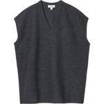 Футболка-майка женская черно-серая COS - фото 2