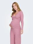 Рубашка Only Maternity OLMLola, Mottled Pink - фото 4