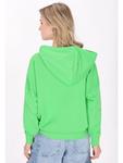 Женская толстовка с капюшоном зеленого цвета myMo - фото 4