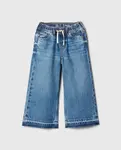 Широкие джинсы для девочки Gap, индиго/синий - фото