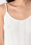 Топ Vero Moda LISA SINGLET, Snow White/White - фото 4