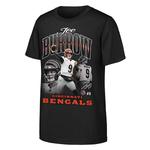 Футболка с триптихом Joe Burrow Cincinnati Bengals черная Outerstuff - фото 2