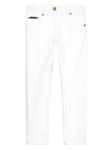 Dolce & Gabbana узкие джинсы с логотипом, белый - фото
