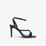 Босоножки на каблуке Paparazzi, инкрустированные стразами Carvela, черный - фото