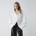 ELLE Рубашка Women's Ecru Lapel Moderate - фото 6