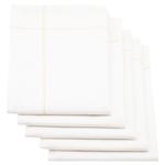 Чайные полотенца набор  Zollner, белый - фото