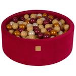 Бассейн MeowBaby круглый сухой детский 90х30см/ - фото