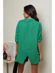 Блуза Le Monde du Lin, зеленый - фото 3