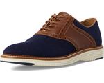 Оксфорды Johnston & Murphy Upton Knit Saddle, цвет Navy Knit/Tan Full Grain - фото 7