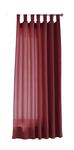 Штора Gardinenbox, 140x175 см, бордо - фото