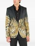 Блейзер с леопардовым принтом Roberto Cavalli, черный - фото 3