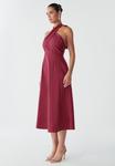 Платье BWLDR ALORA COTTON MIDI, Burgundy/Red - фото 3