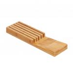 Органайзер для ножей Relaxdays из бамбука для 5 ножей - фото 9