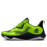 Кроссовки curry hovr splash 3 'lime black' Under Armour, зеленый - фото