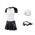 LINING Купальник из двух частей юбка Women's Trendy Black - фото 9