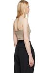 Бежевый топ на бретелях LEMAIRE - фото 3
