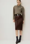 Юбка-Карандаш Mango, Bruin - фото 2