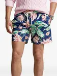 Плавательные шорты с цветочным принтом Ralph Lauren Collection, синий - фото 4