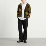 Кардиган в стиле пэчворк Kartik Research, Olive/Brown/Moss - фото 4