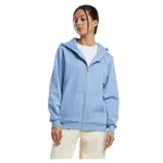 Толстовка Build Your Brand Fluffy full zip, синий - фото