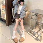 Hello Kitty x закрытые тапочки women's Sanrio, хаки - фото 5