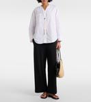 Широкие брюки Savio с высокой талией Max Mara, Nero - фото 2