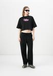 Футболка Alpha Industries STUDIO RAINBOW CROPPED, Black - фото 2