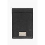 Визитница из текстурированной кожи Corneliani, черный - фото