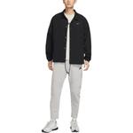 Куртка Men's Nike Solid Color Buckle Lapel Jacket Autumn Black, черный - фото 3