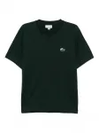 Футболка с вышитым логотипом Lacoste, зеленый - фото