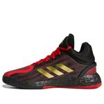 Кроссовки d rose 11 Adidas, красный - фото