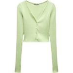 Трикотаж женский зеленый Zara - фото