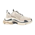 Кроссовки Balenciaga Wmns Triple S Trainer Beige Black, кремовый - фото