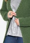 Кардиган MIAMODA MIT ZIERSTICH, Dark Green/Grey - фото 6