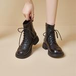 Ботинки Martin Boot женские Gemeiq, хаки - фото 4