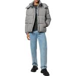 DIESEL Серый пуховик для мужчин - фото 4