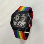 Унисекс молодежные черные часы CASIO - фото 3