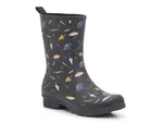 Сапоги Printed Class Rain Boot Chooka, черный/мультиколор - фото