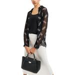 Рубашка с логотипом ARMANI EXCHANGE, черный - фото 6